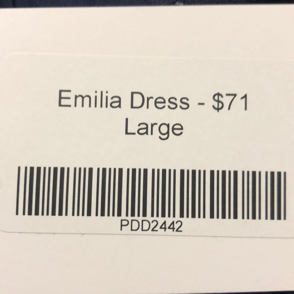 Navy Flower + Ruffle Dress - Picture 10 of 10